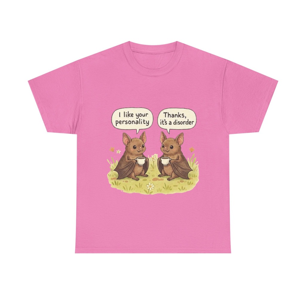 T-Shirt: Bats Personality Disorder Coffee Quote