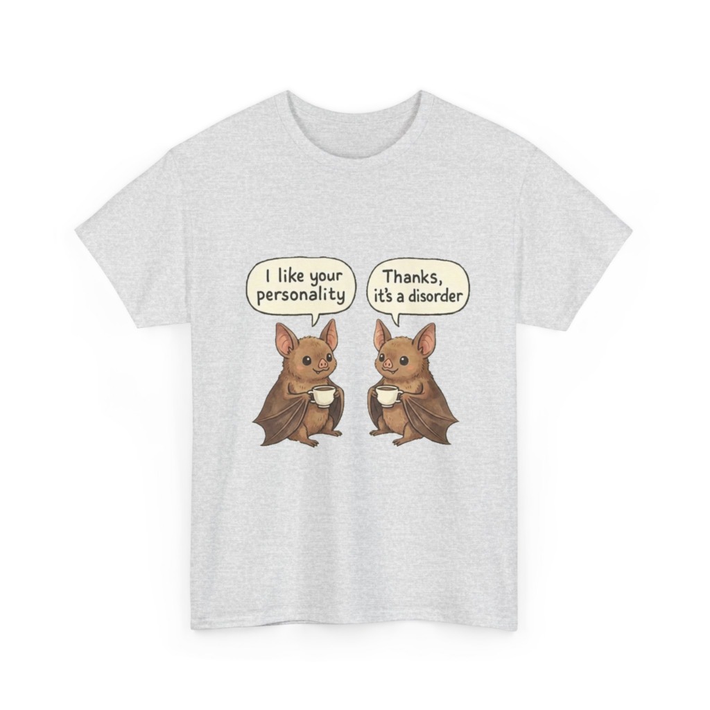 T-Shirt: Bats Coffee Personality Disorder Quote