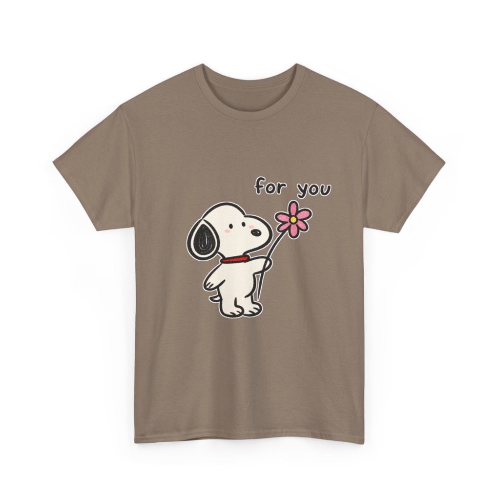 Snoopy 'For You' Flower Graphic T-Shirt