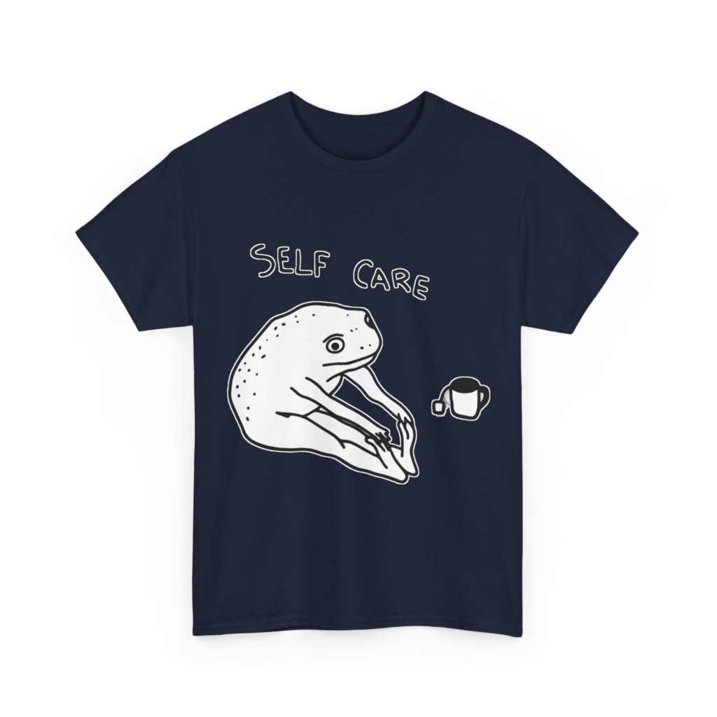 Self Care Frog & Tea Graphic T-Shirt