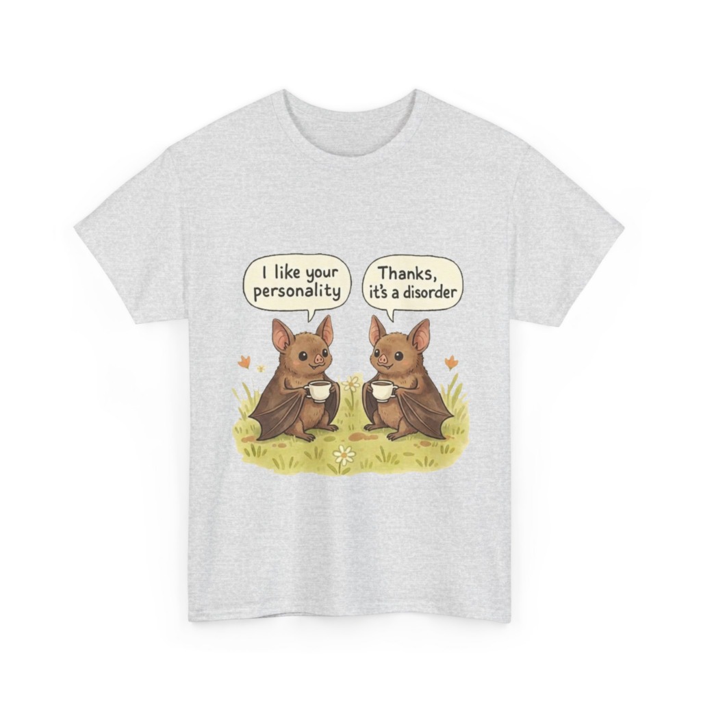 T-Shirt: Bats Personality Disorder Coffee Quote