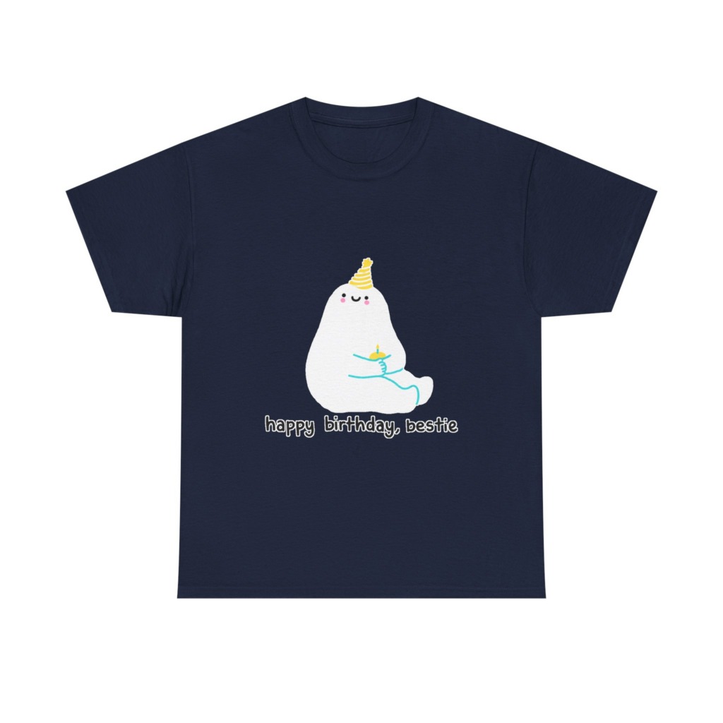 Birthday Bestie Ghost Graphic T-Shirt