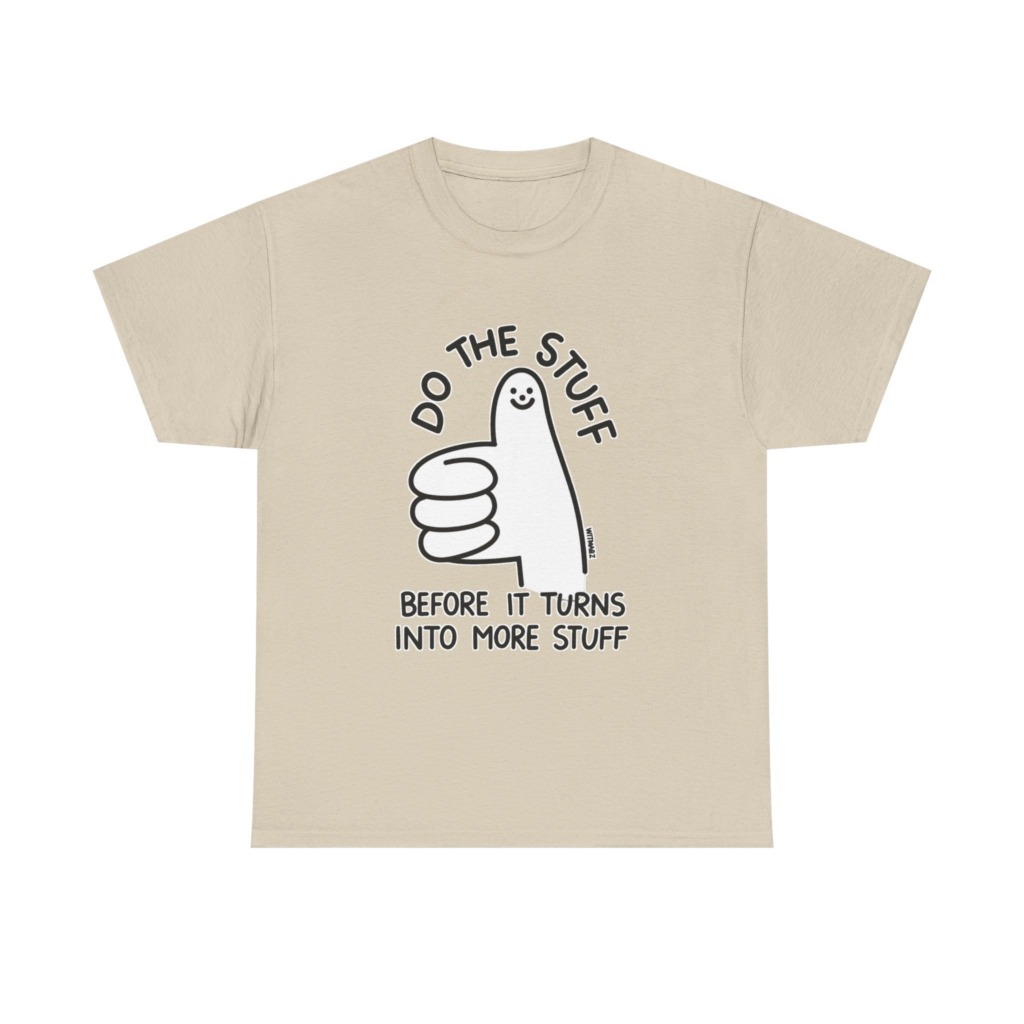 Smiley Thumbs-Up 'Do The Stuff' Graphic T-Shirt