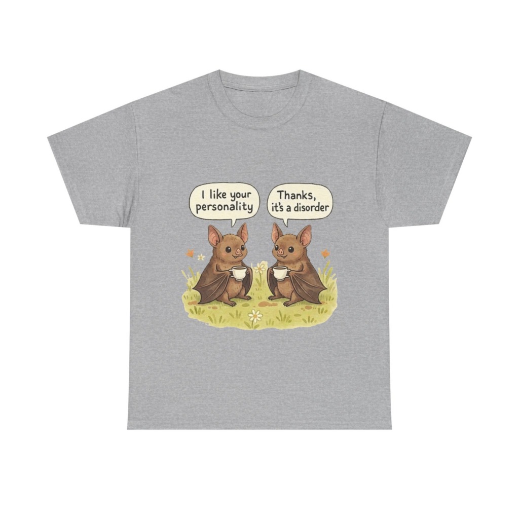 T-Shirt: Bats Personality Disorder Coffee Quote