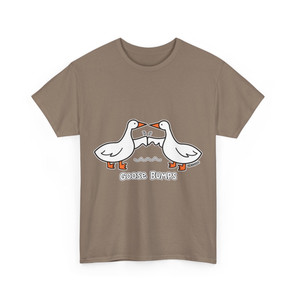 Goose Bumps Geese Graphic T-Shirt