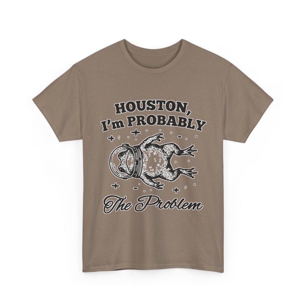 Astronaut Frog T-Shirt: Houston, I'm Probably The Problem