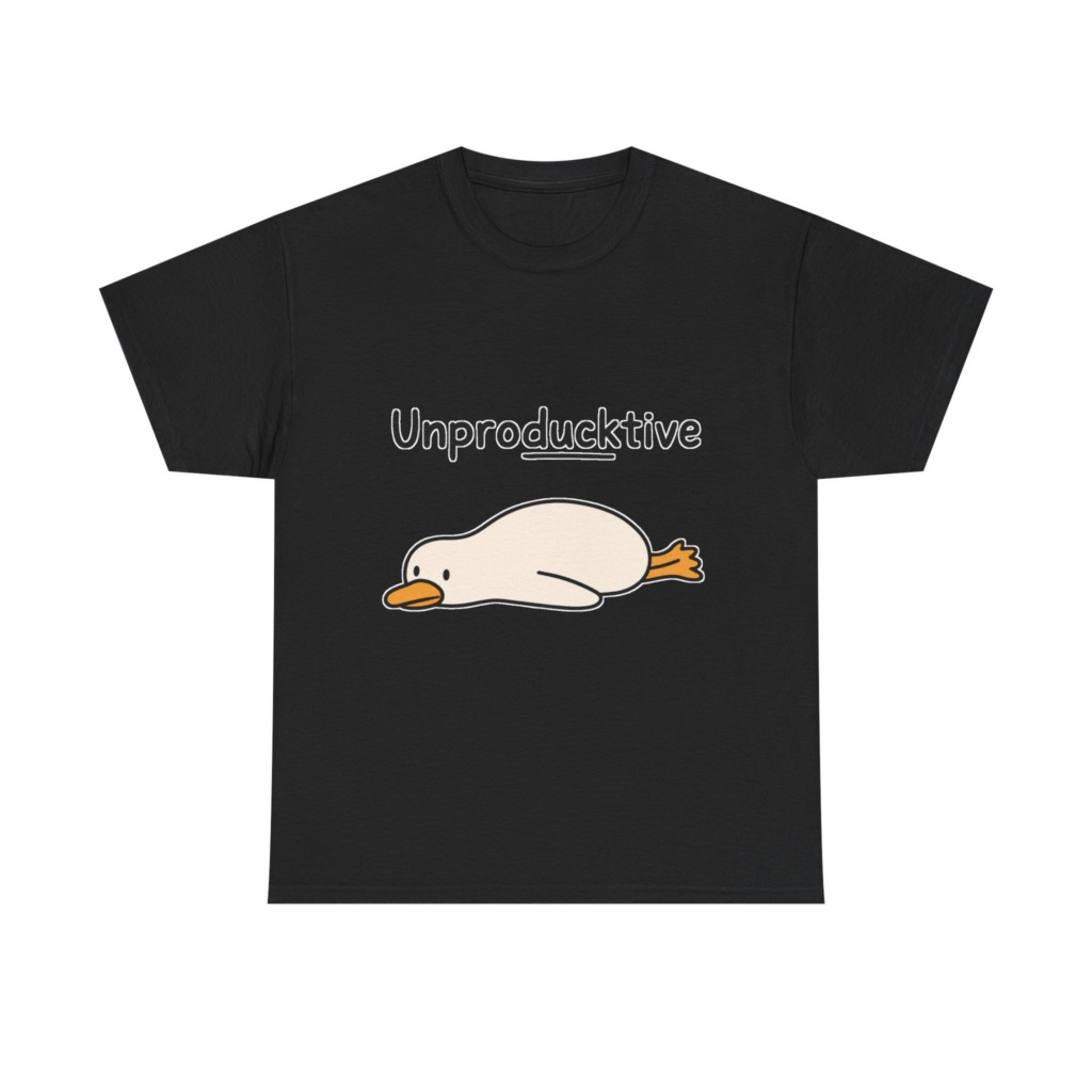 Unproducktive Duck Graphic T-Shirt