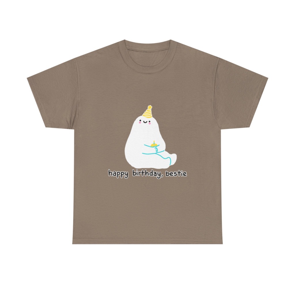 Birthday Bestie Ghost Graphic T-Shirt
