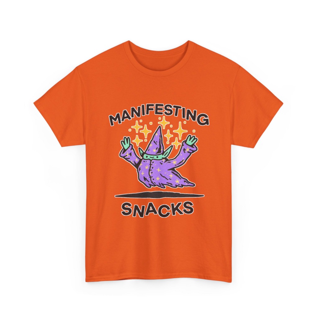 Manifesting Snacks Wizard Print Tee