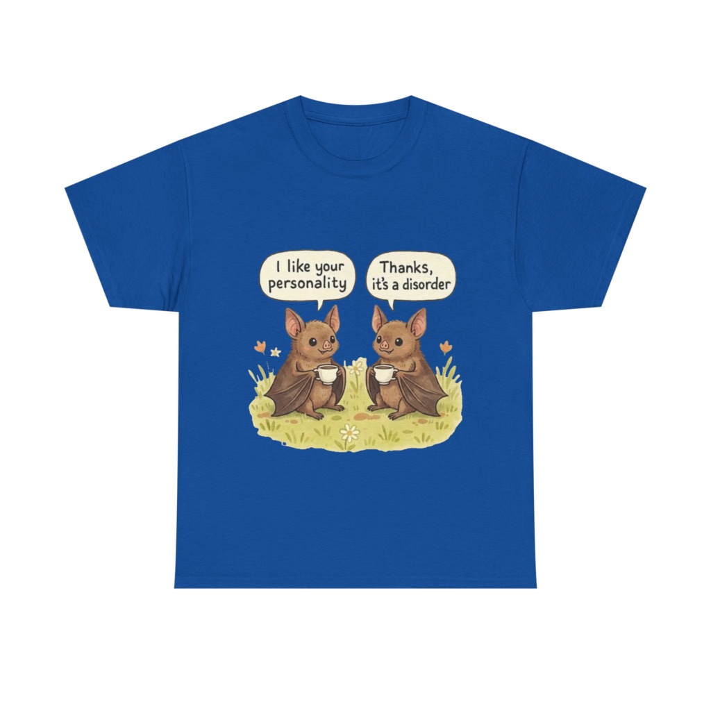 T-Shirt: Bats Personality Disorder Coffee Quote