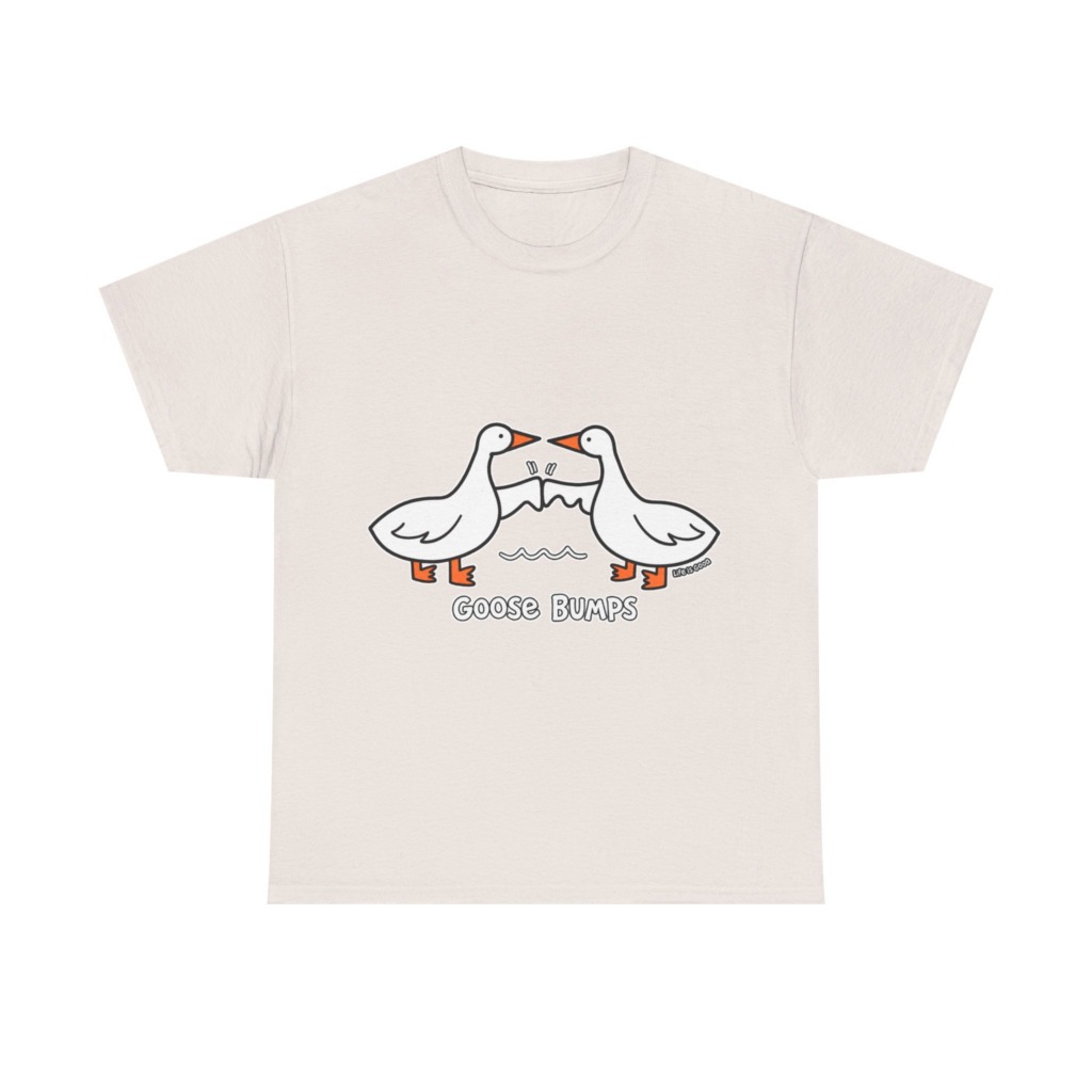Goose Bumps Geese Graphic T-Shirt
