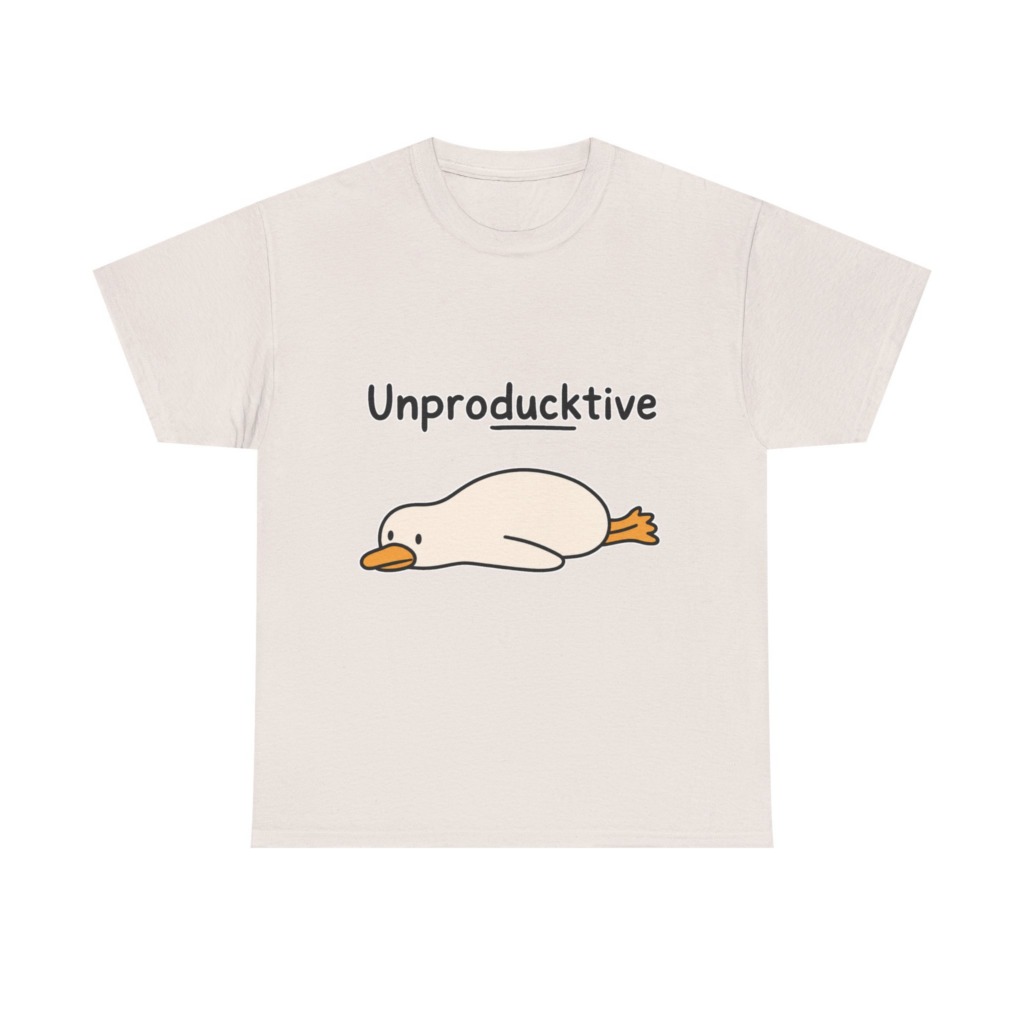 Unproducktive Duck Graphic T-Shirt