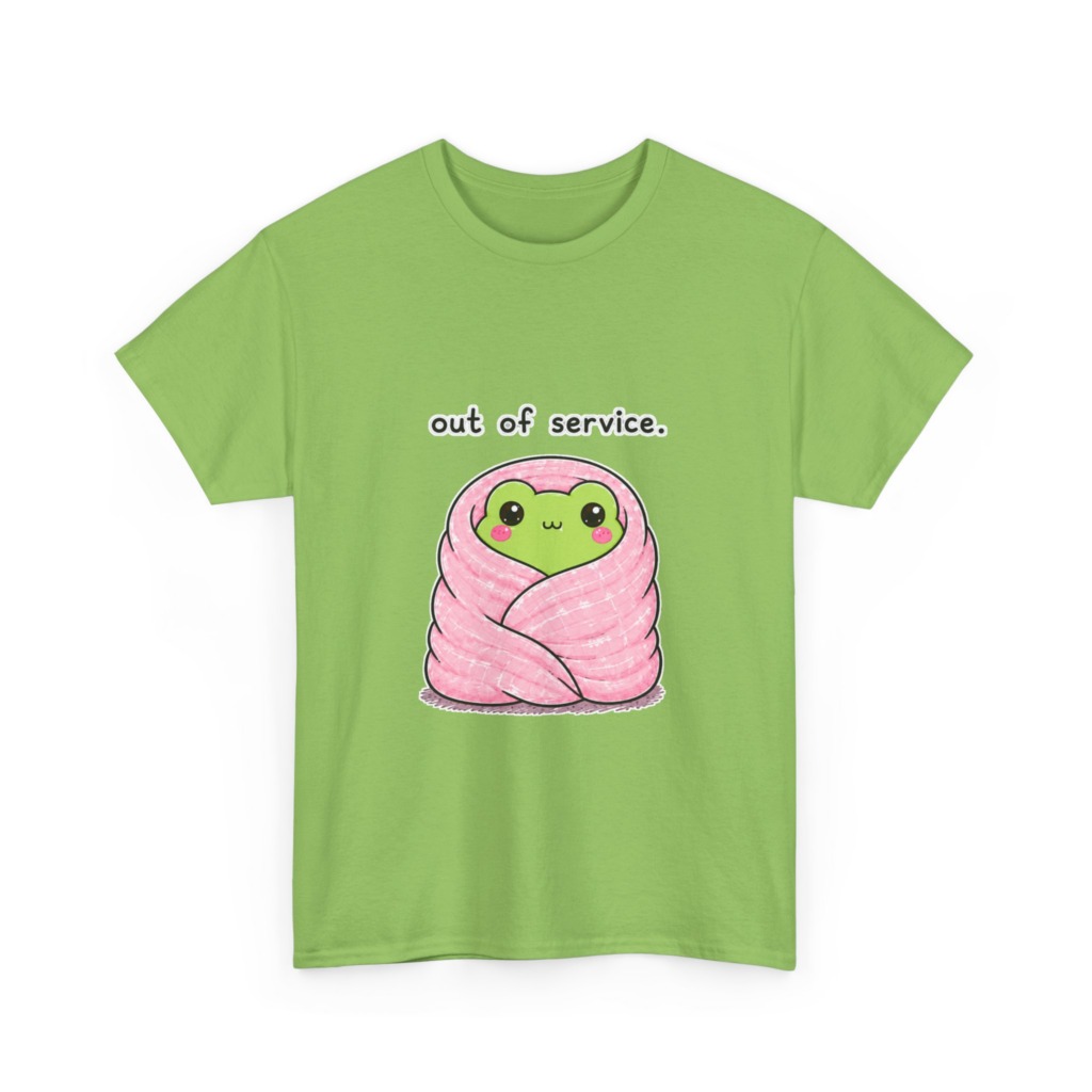 Kawaii Frog 'Out of Service' Graphic Tee