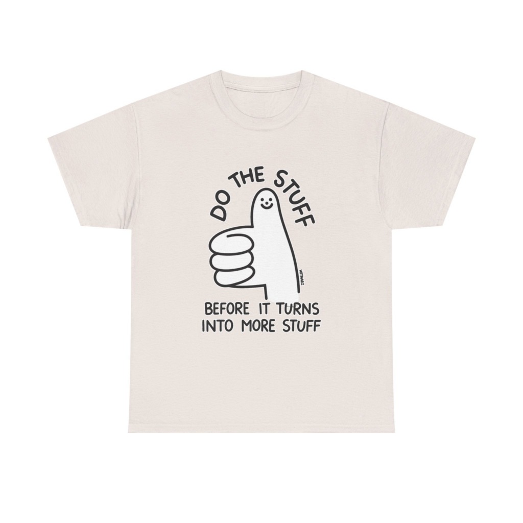 Smiley Thumbs-Up 'Do The Stuff' Graphic T-Shirt