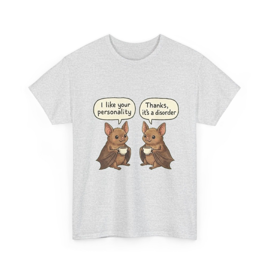 T-Shirt: Sarcastic Bats Coffee Disorder Graphic