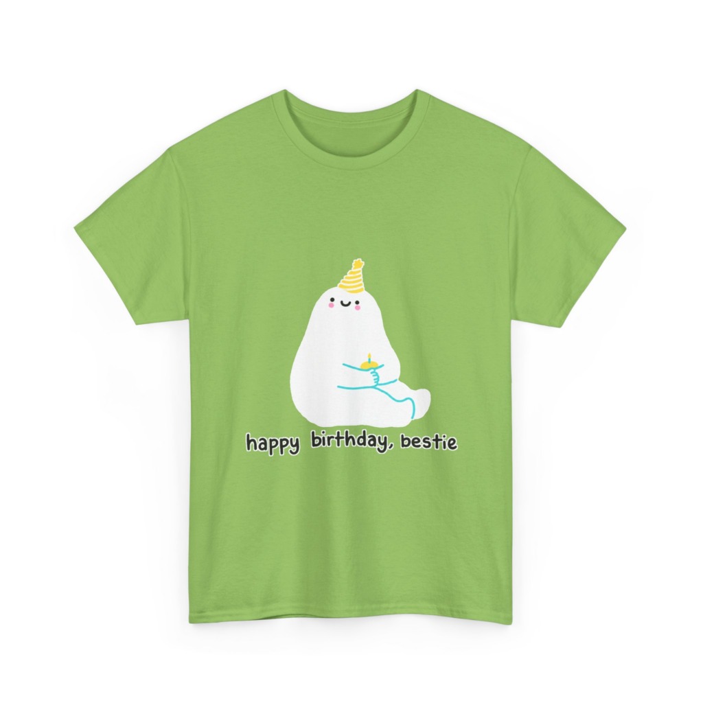 Birthday Bestie Ghost Graphic T-Shirt