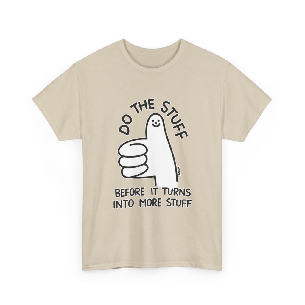 Smiley Thumbs-Up 'Do The Stuff' Graphic T-Shirt