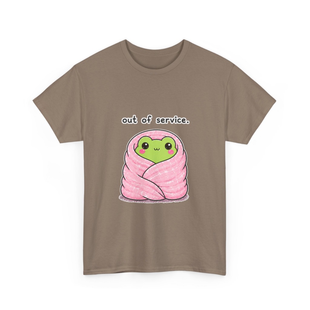 Kawaii Frog 'Out of Service' Graphic Tee