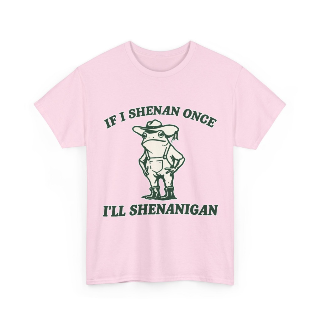 Cowboy Frog 'If I Shenan Once' Graphic T-Shirt