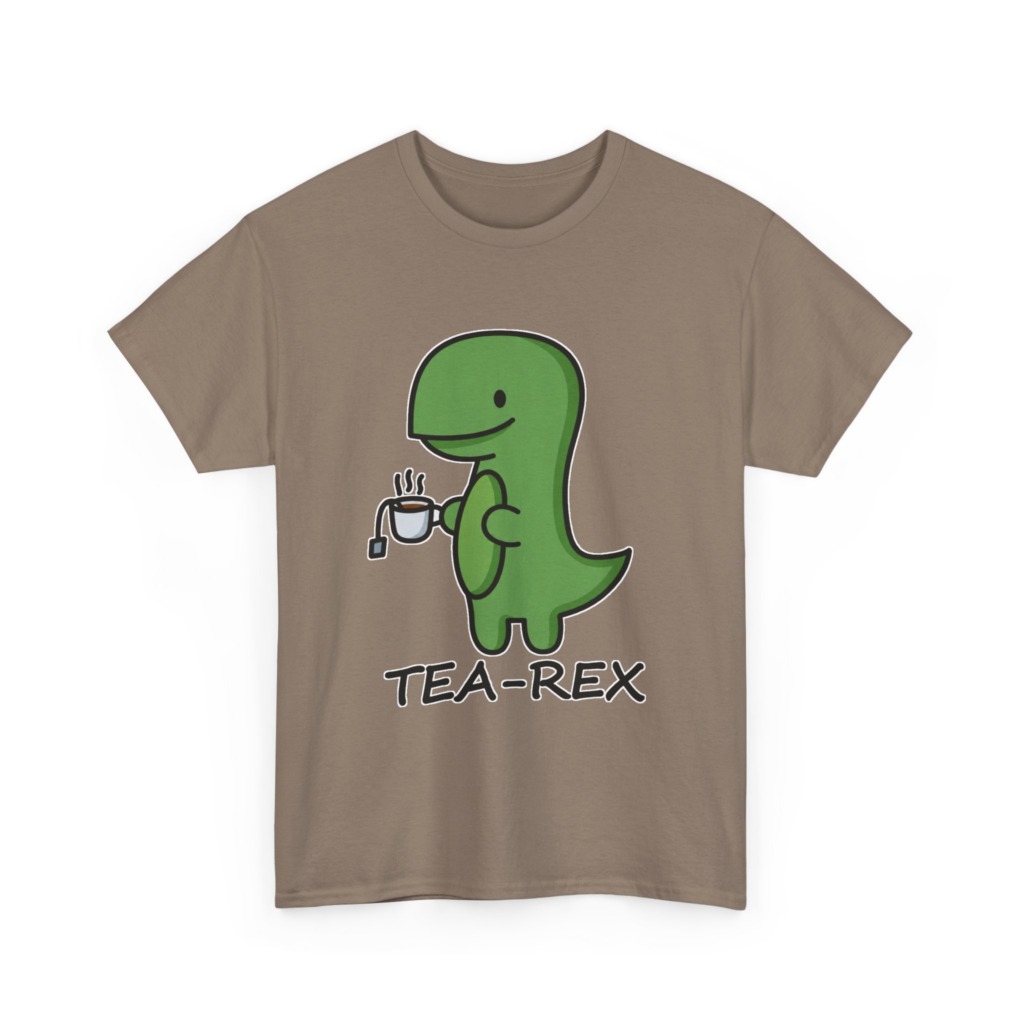 T-Shirt: Cute Tea-Rex Dinosaur Graphic Print