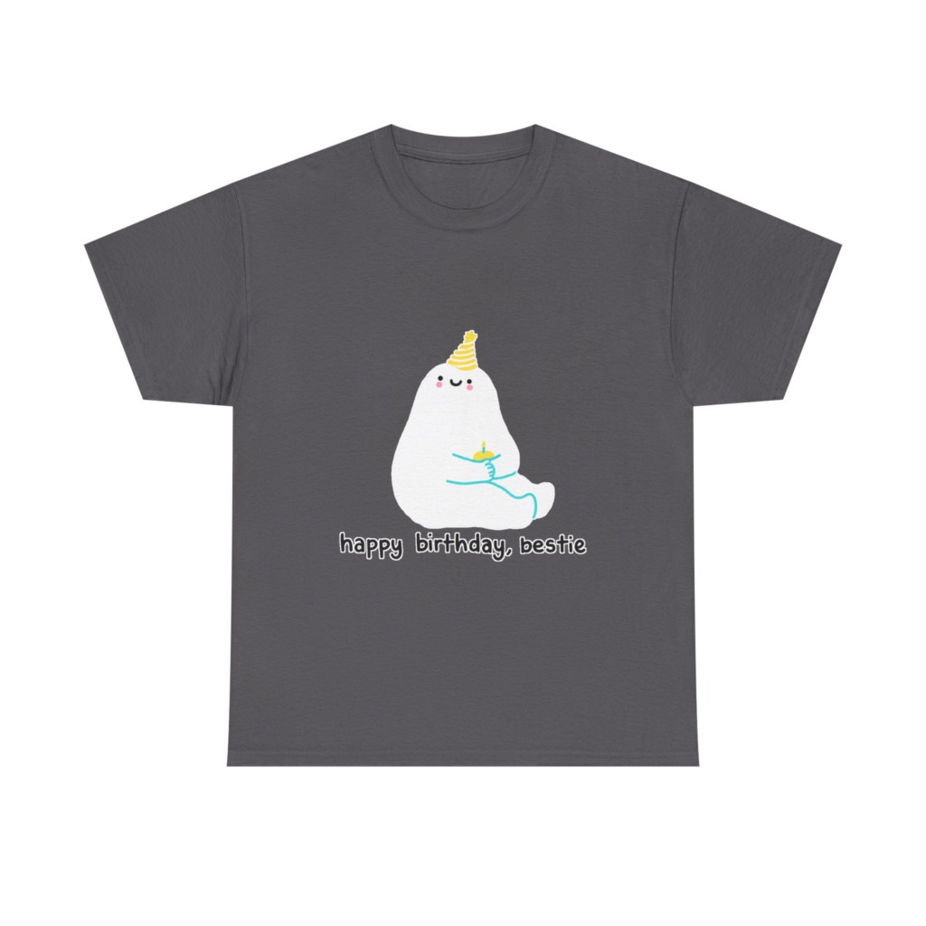 Birthday Bestie Ghost Graphic T-Shirt