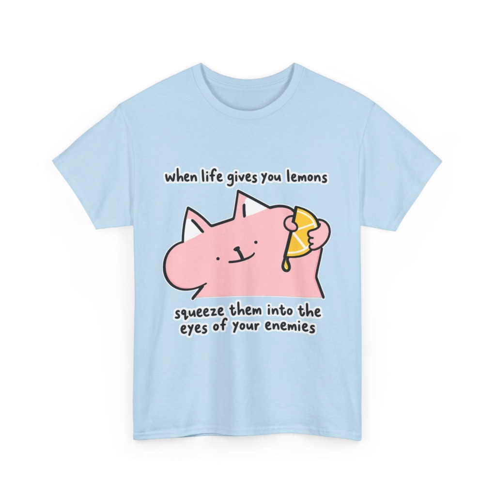 When Life Gives You Lemons Cat Graphic Tee