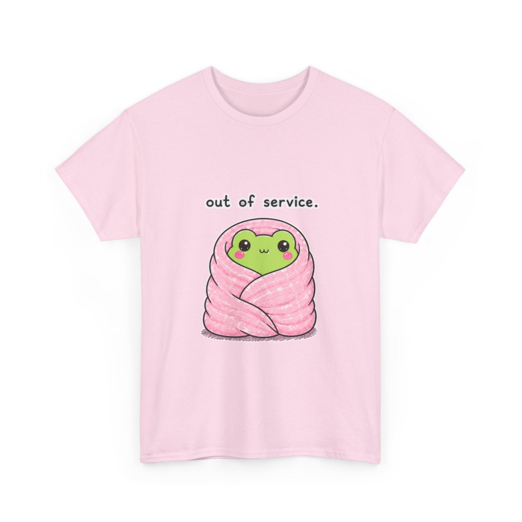 Kawaii Frog 'Out of Service' Graphic Tee