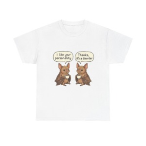 T-Shirt: Funny Bats Personality Disorder Coffee Quote