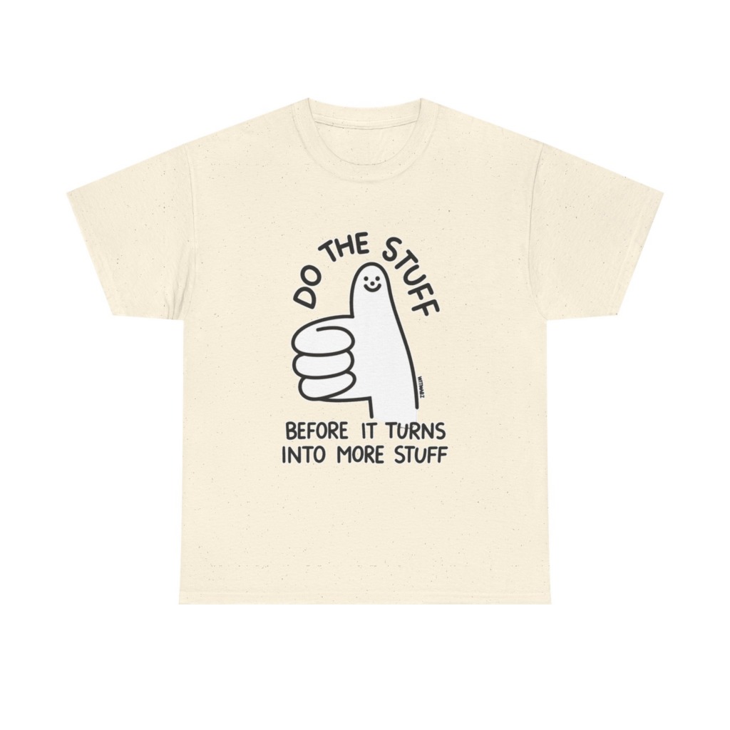 Smiley Thumbs-Up 'Do The Stuff' Graphic T-Shirt