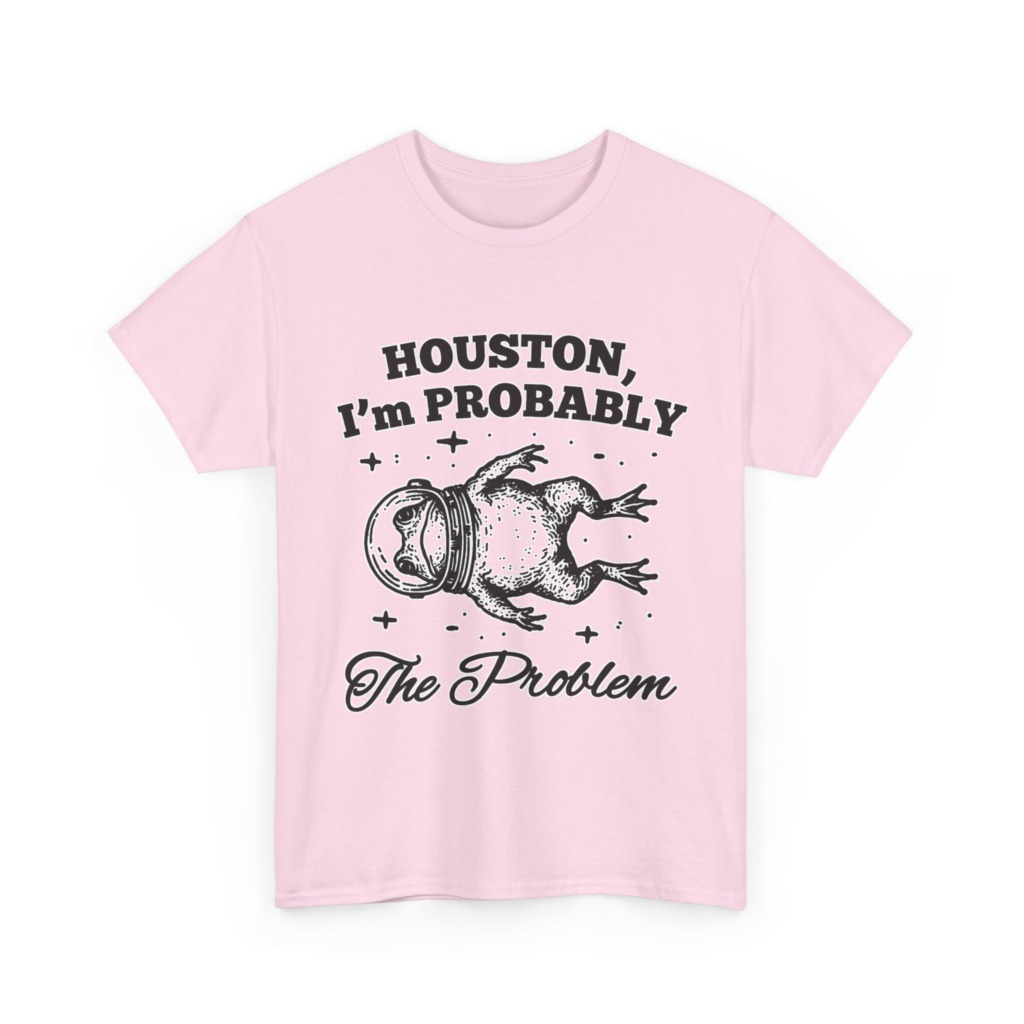 Astronaut Frog T-Shirt: Houston, I'm Probably The Problem