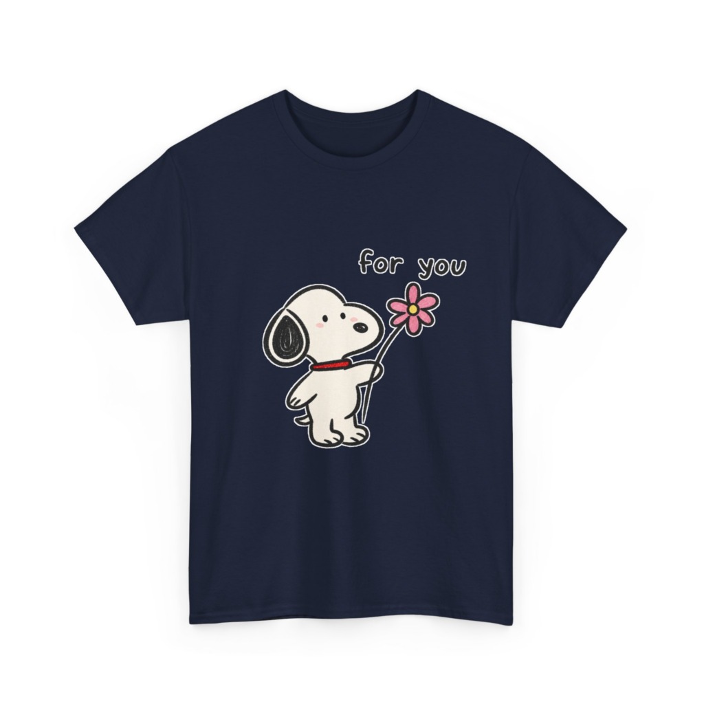 Snoopy 'For You' Flower Graphic T-Shirt