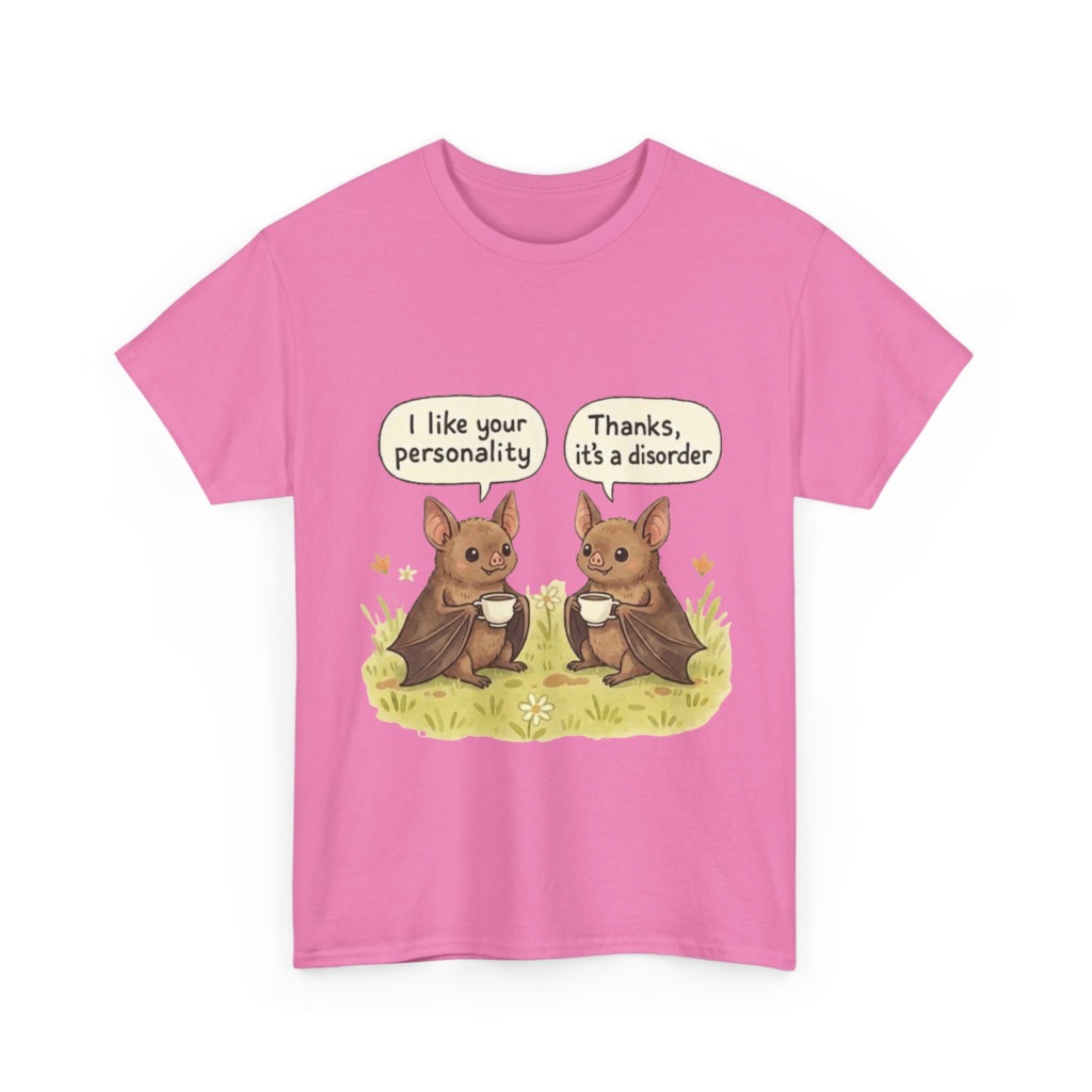 T-Shirt: Bats Personality Disorder Coffee Quote