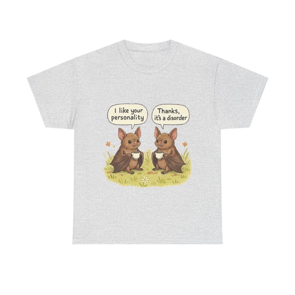T-Shirt: Bats Personality Disorder Coffee Quote