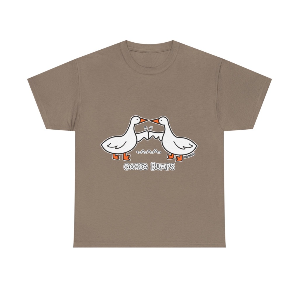 Goose Bumps Geese Graphic T-Shirt