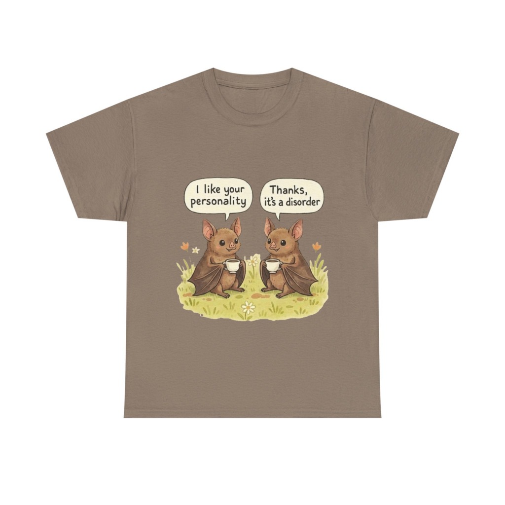 T-Shirt: Bats Personality Disorder Coffee Quote