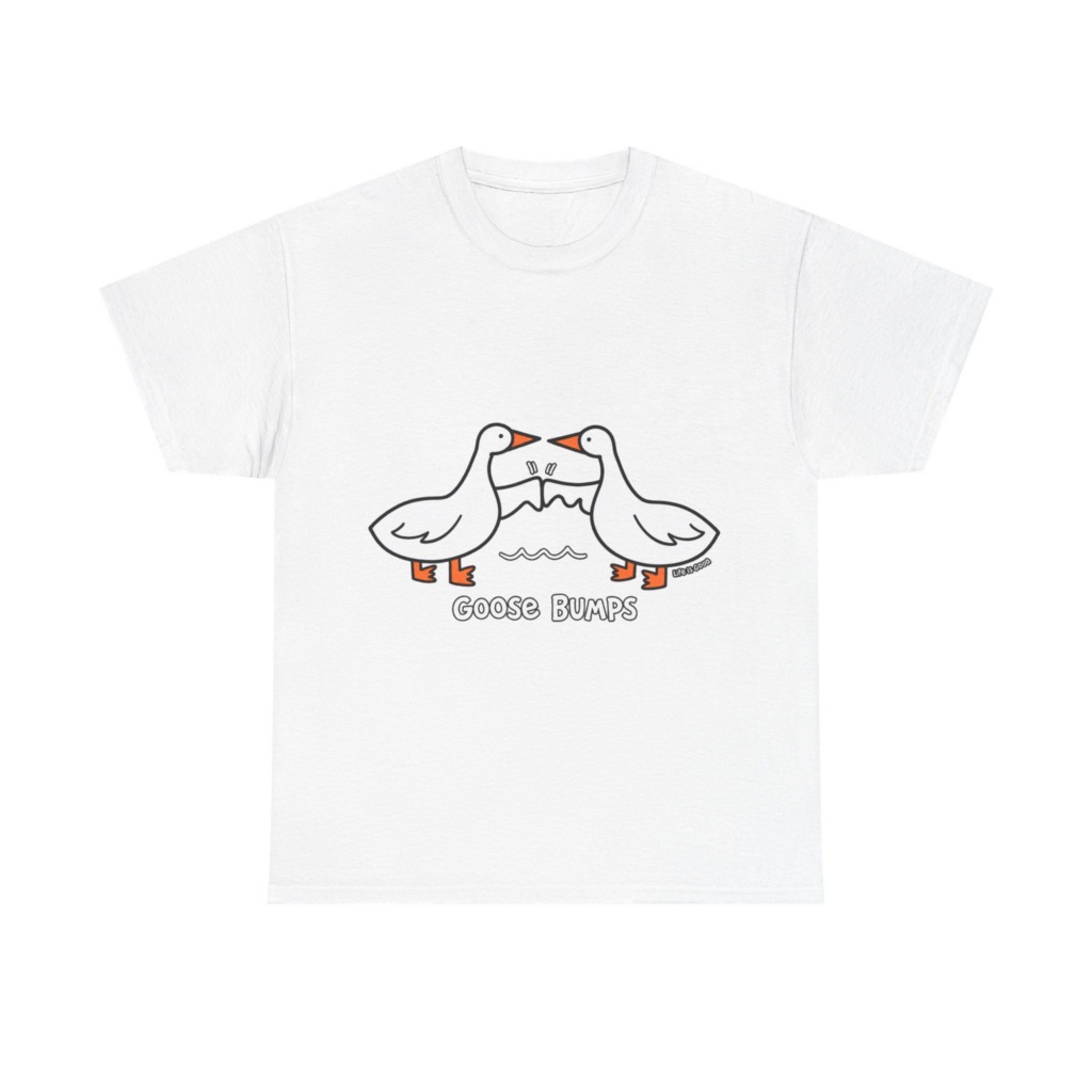 Goose Bumps Geese Graphic T-Shirt