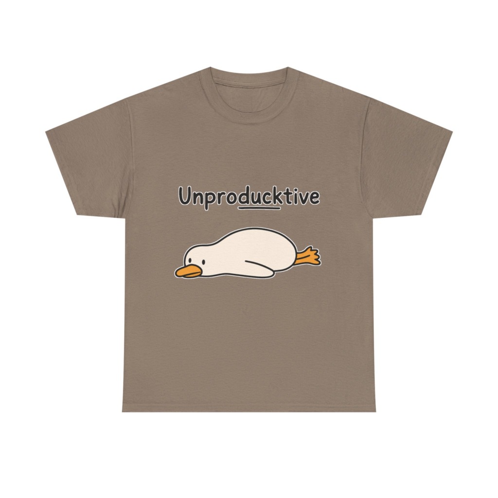 Unproducktive Duck Graphic T-Shirt