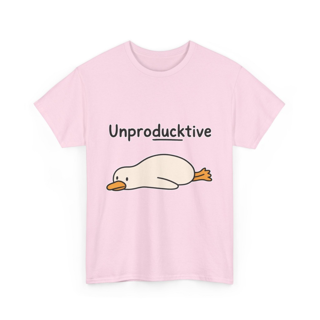 Unproducktive Duck Graphic T-Shirt
