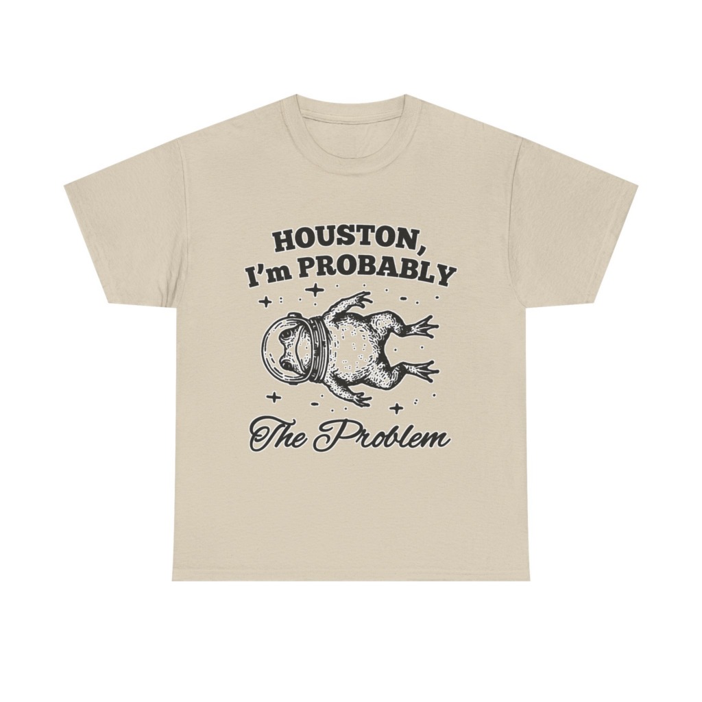 Astronaut Frog T-Shirt: Houston, I'm Probably The Problem