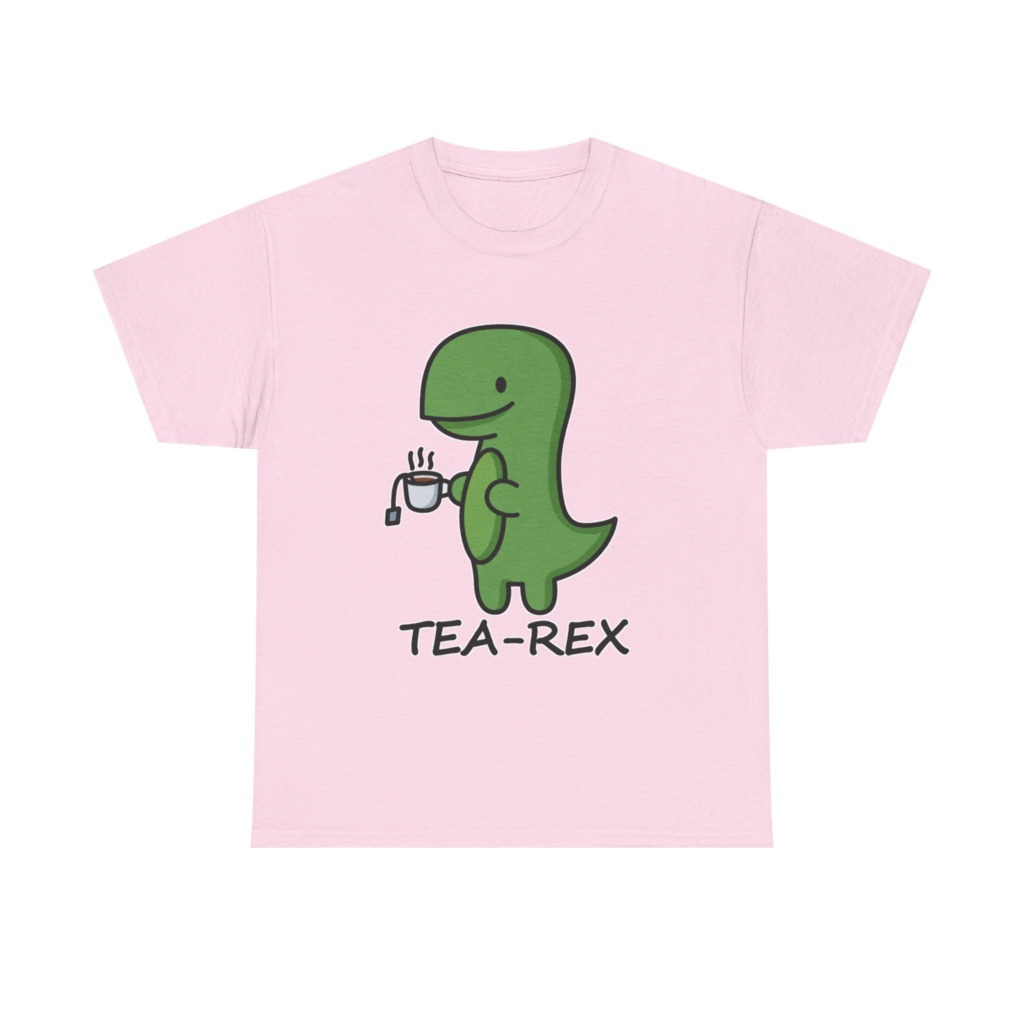 T-Shirt: Cute Tea-Rex Dinosaur Graphic Print