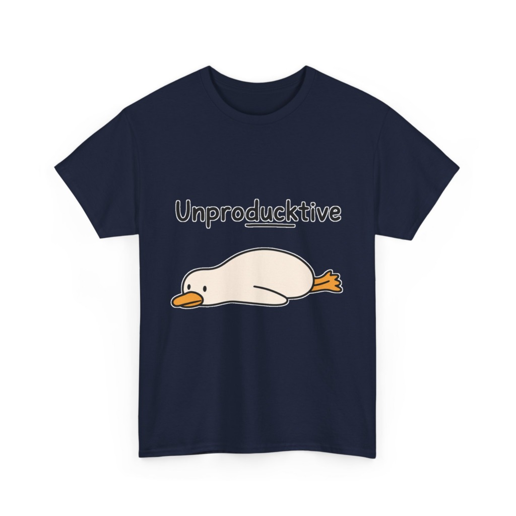 Unproducktive Duck Graphic T-Shirt