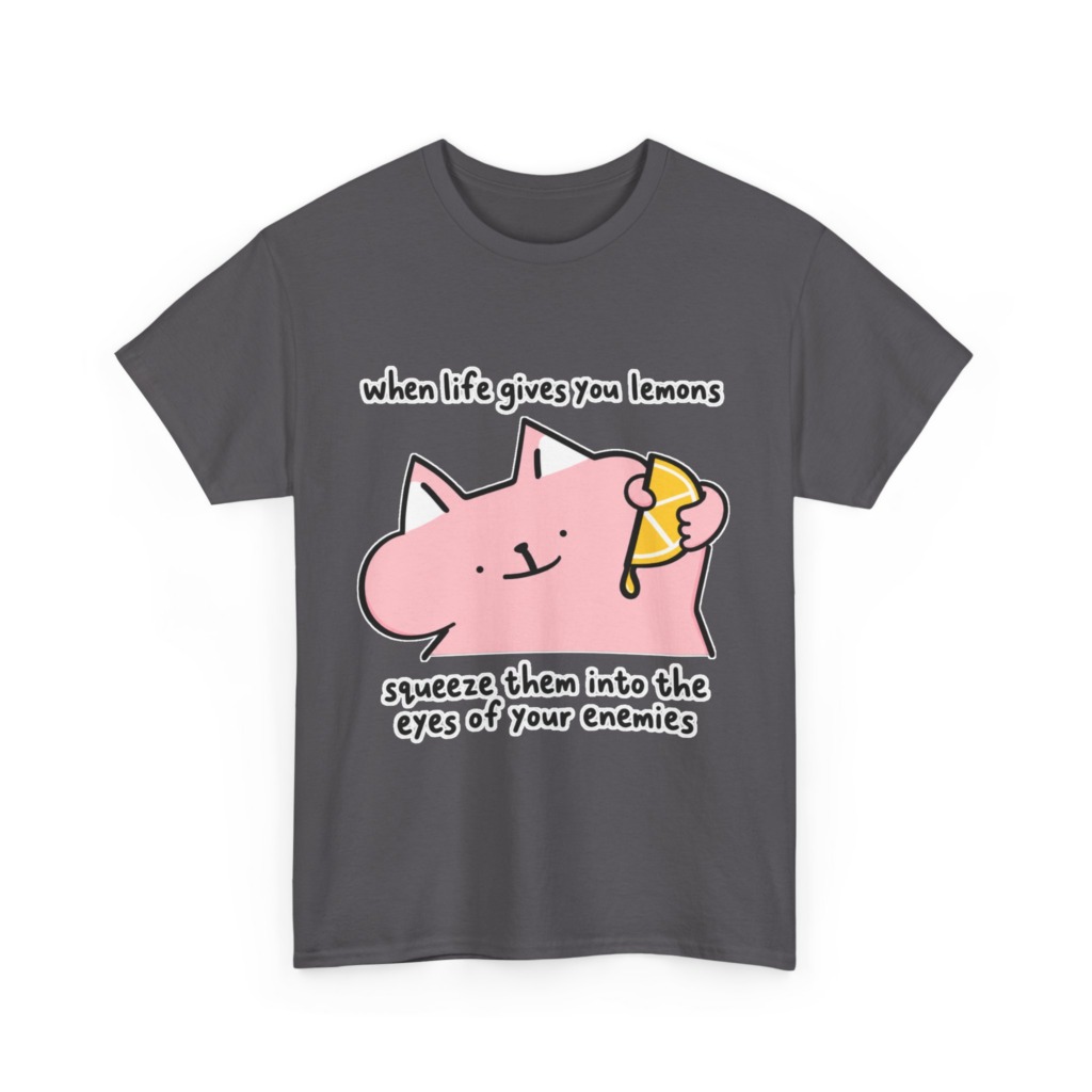 When Life Gives You Lemons Cat Graphic Tee