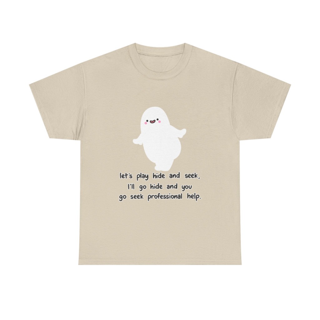 Sarcastic Ghost 'Hide & Seek' Graphic Tee