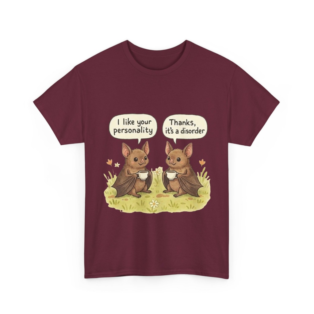 T-Shirt: Bats Personality Disorder Coffee Quote