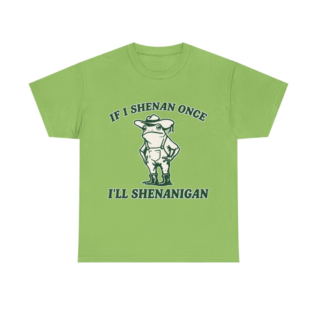 Cowboy Frog 'If I Shenan Once' Graphic T-Shirt