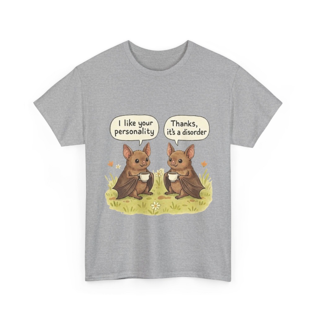 T-Shirt: Bats Personality Disorder Coffee Quote