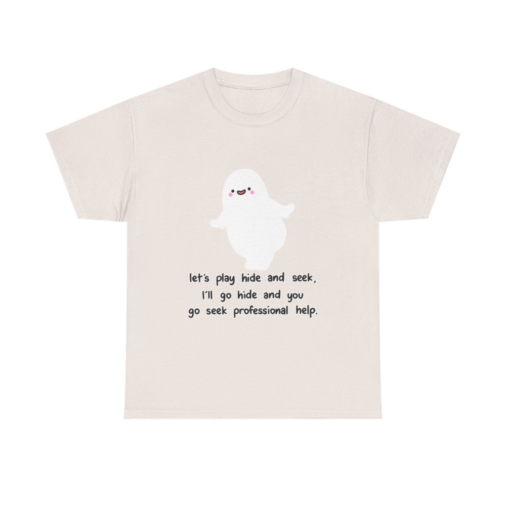 Sarcastic Ghost 'Hide & Seek' Graphic Tee