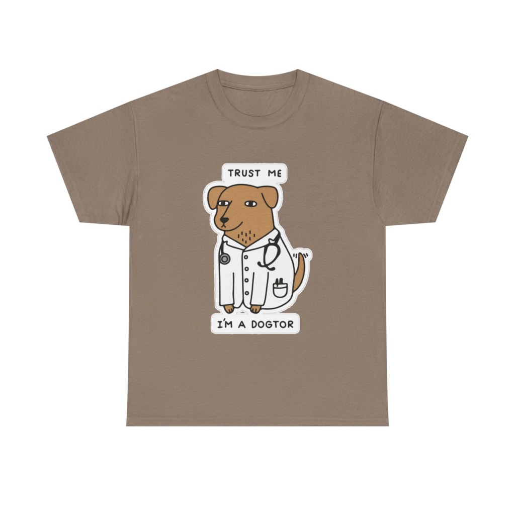 Trust Me I'm a Dogtor Cartoon Graphic Tee