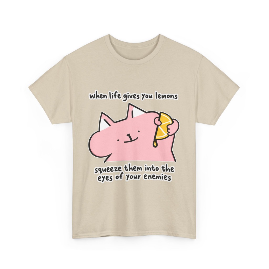 When Life Gives You Lemons Cat Graphic Tee