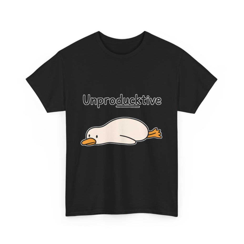 Unproducktive Duck Graphic T-Shirt
